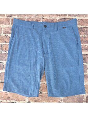 Travis Mathew Mens Blue Stretch Golf Shorts Size 36